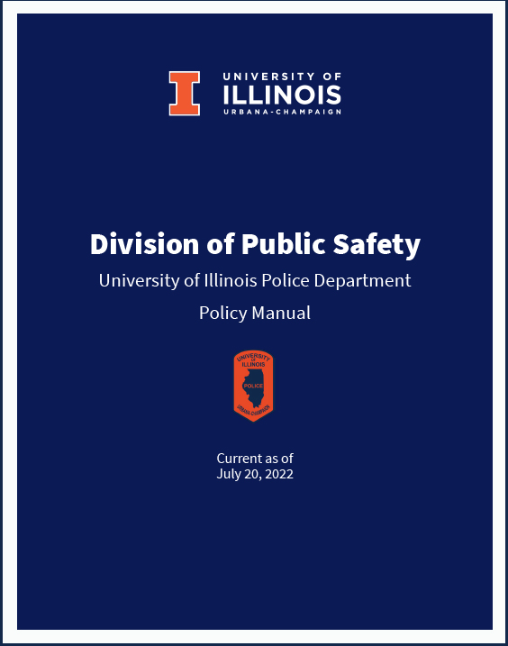Front cover of policy manual
